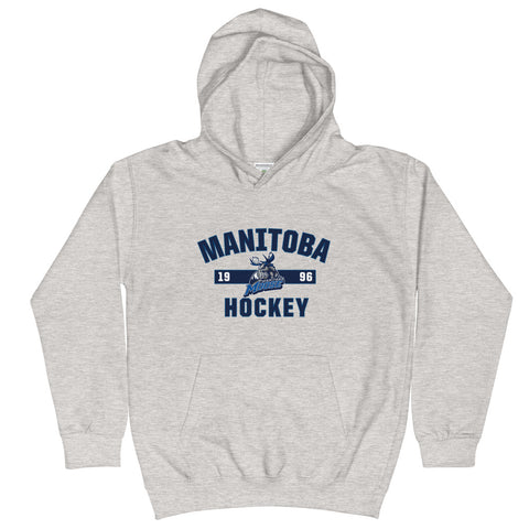Manitoba Moose Established Design Youth Pullover Hoodie