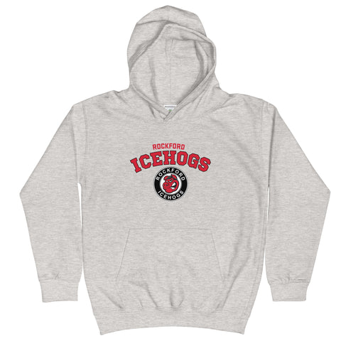 Rockford IceHogs Arch Youth Pullover Hoodie