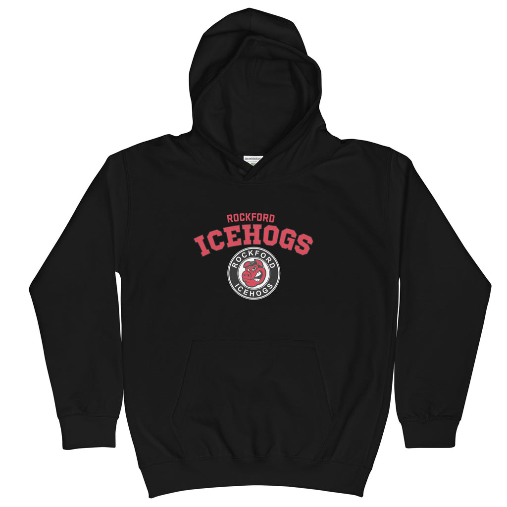Rockford IceHogs Arch Youth Pullover Hoodie