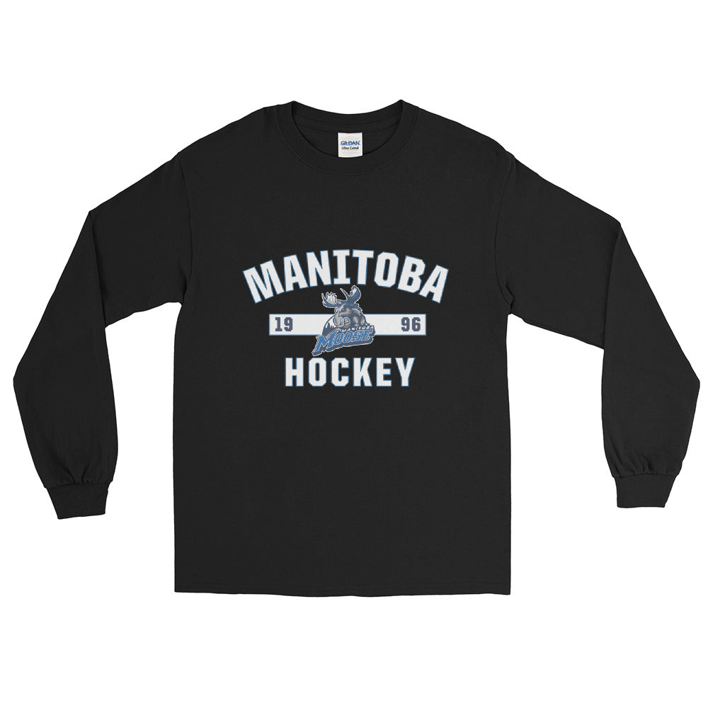 Manitoba Moose Adult Established Logo Long Sleeve Shirt