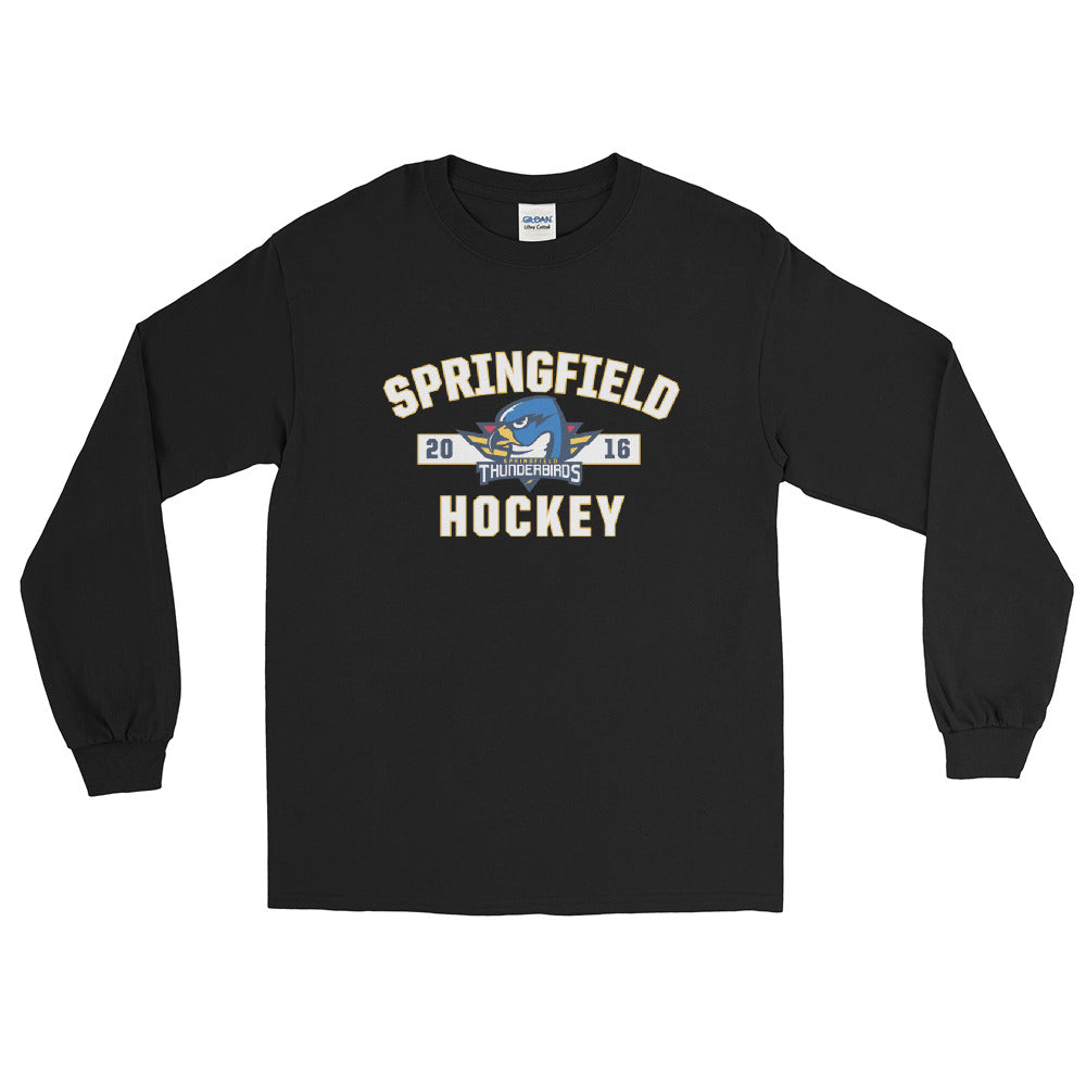 Springfield Thunderbirds Adult Established Logo Long Sleeve Shirt