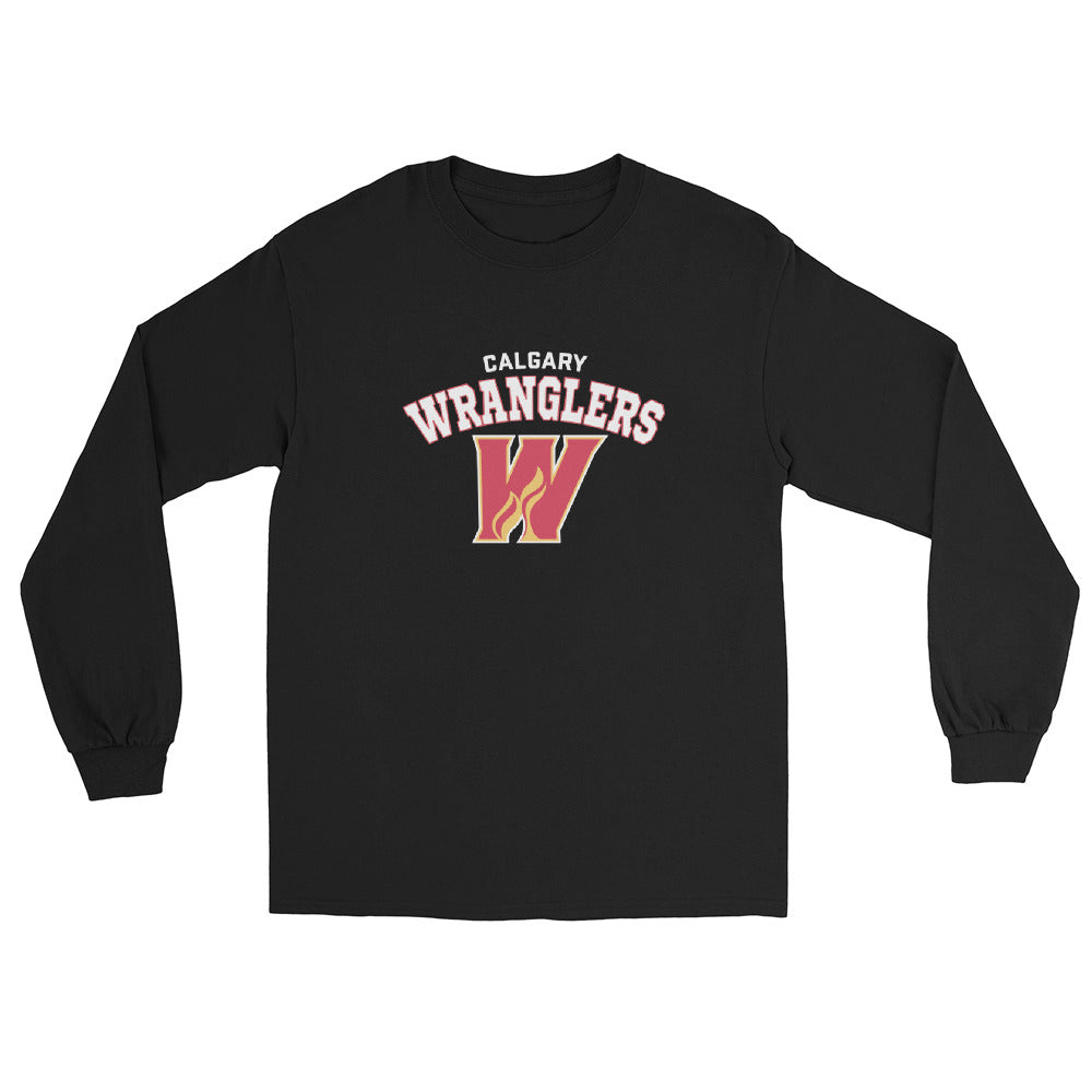Calgary Wranglers Adult Arch Long Sleeve Shirt