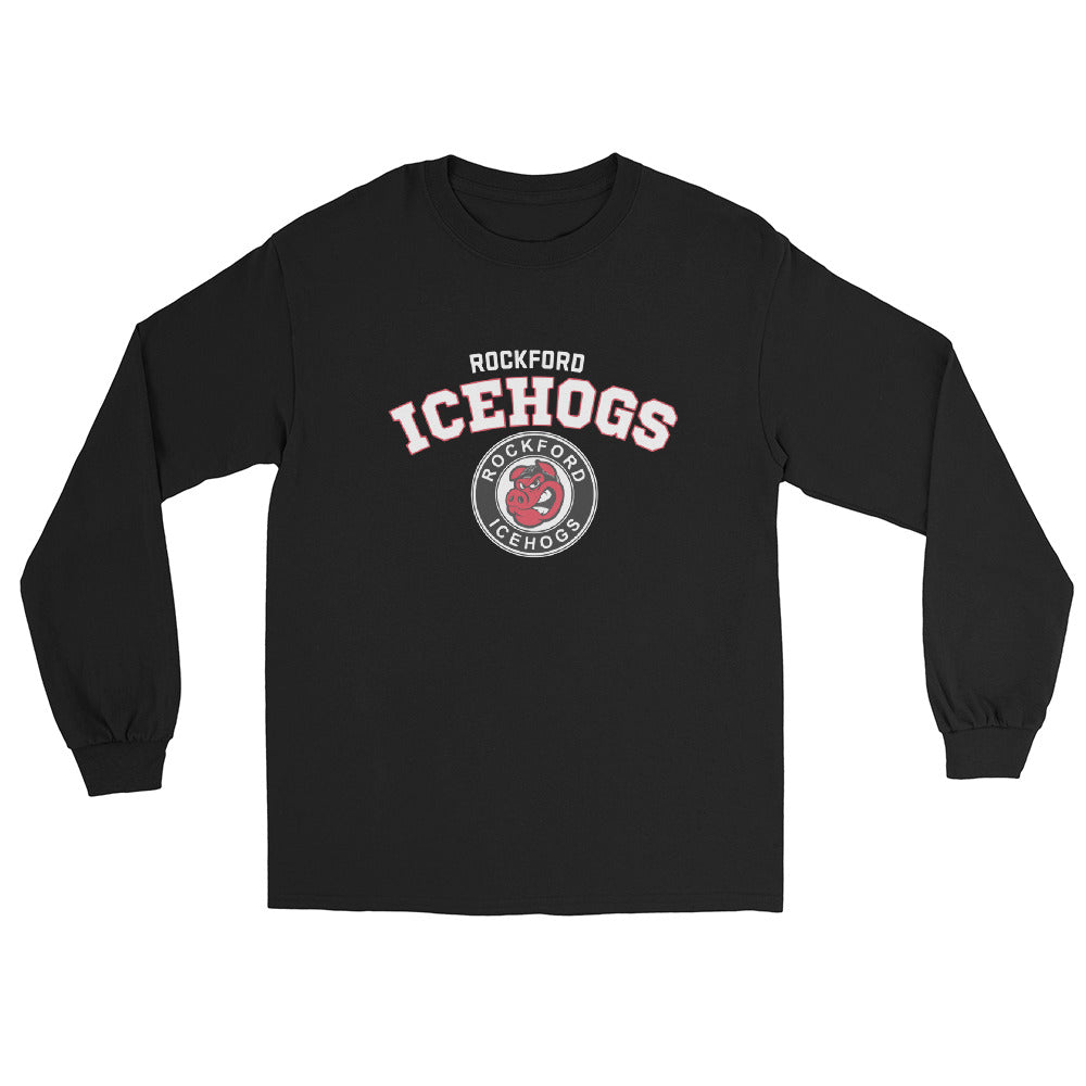 Rockford IceHogs Adult Arch Long Sleeve Shirt