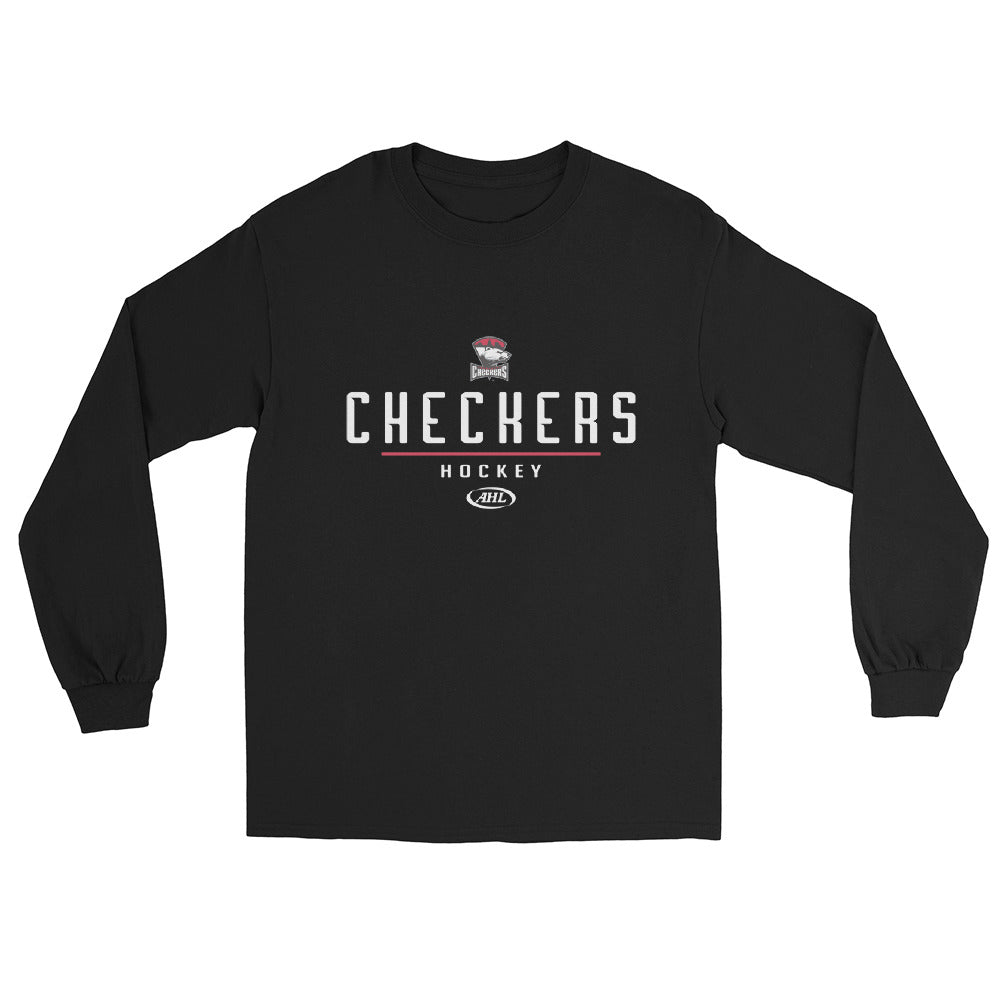 Charlotte Checkers Adult Contender Long Sleeve Shirt