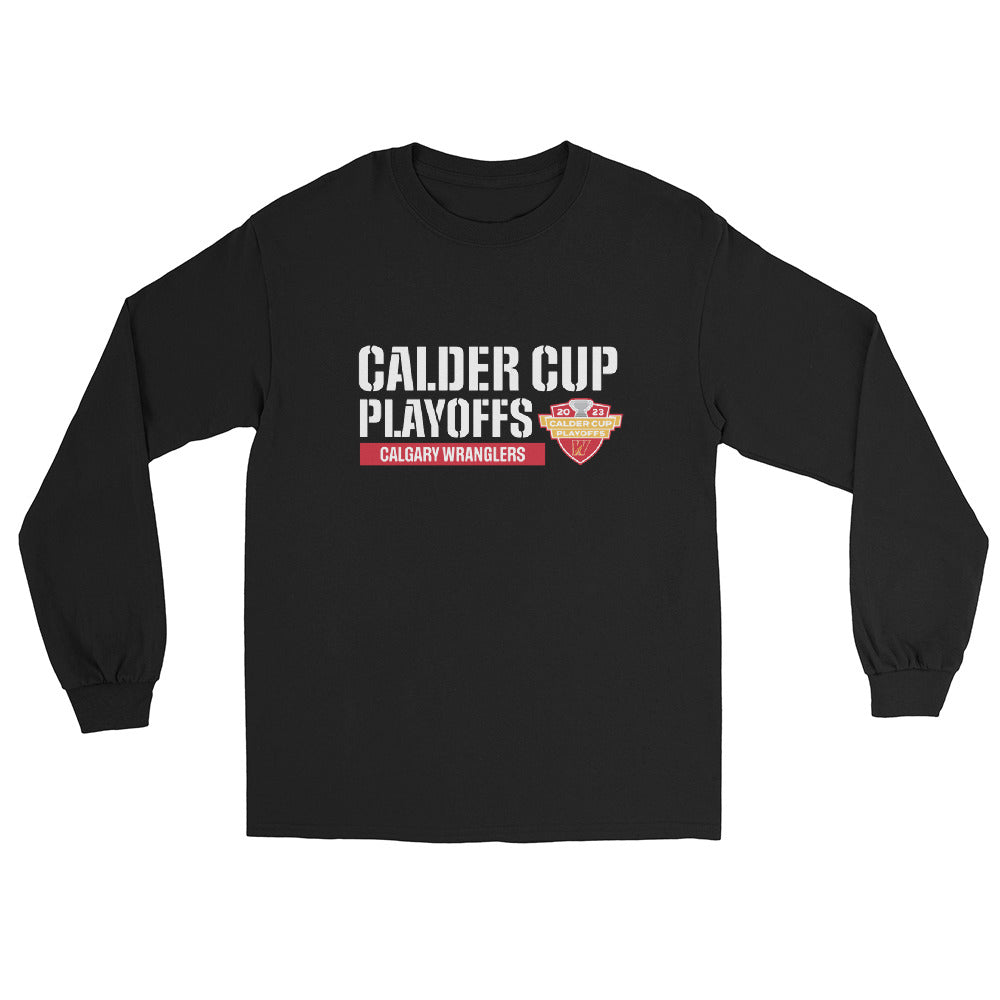 Calgary Wranglers 2023 Calder Cup Playoffs Tradition Adult Long Sleeve Shirt