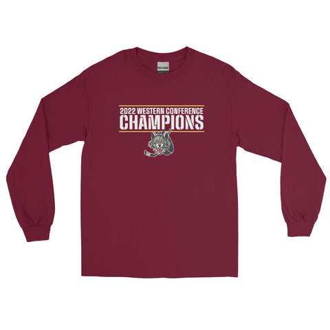 Chicago Wolves 2022 Western Conference Champions Adult Long Sleeve Shirt