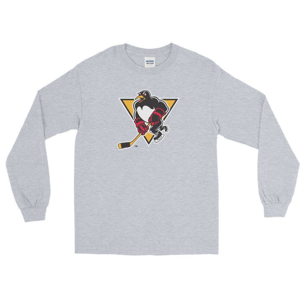 CCM Pittsburgh Penguins Logo Crew Long Sleeve Shirt - Mens