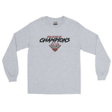 Chicago Wolves 2022 Calder Cup Champions Adult Script Long Sleeve Shirt