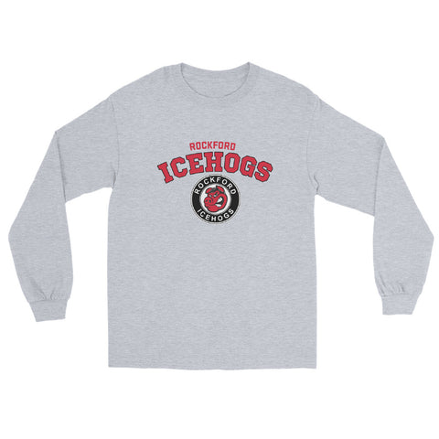 Rockford IceHogs Adult Arch Long Sleeve Shirt