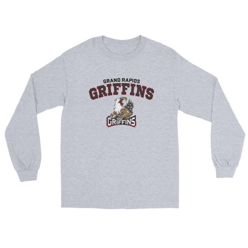 Grand Rapids Griffins Adult Arch Long Sleeve Shirt