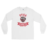 Utica Comets Adult Long Sleeve Shirt - Banner Design