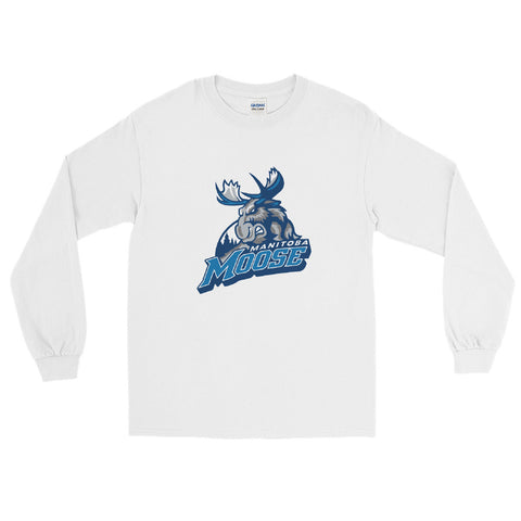 Manitoba Moose Adult Primary Logo Long Sleeve Shirt