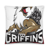Grand Rapids Griffins Team Logo Pillow