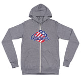Rochester Americans Primary Logo Full Zip Hoodie