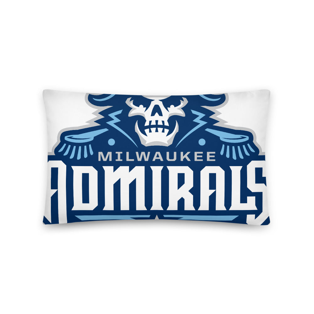 Milwaukee Admirals Primary Logo Pillow