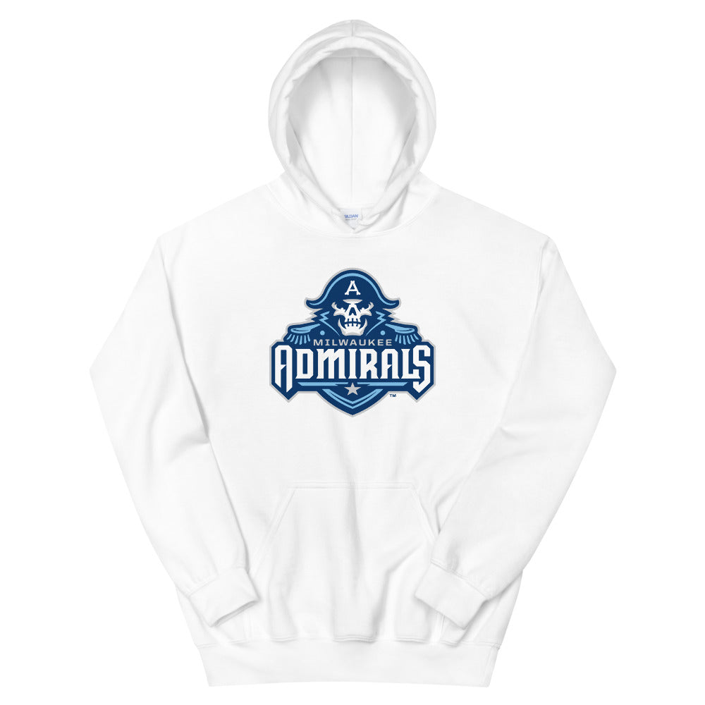 Milwaukee Admirals Adult Primary Logo Pullover Hoodie