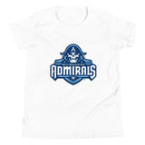 Milwaukee Admirals Primary Logo Youth Short Sleeve T-Shirt