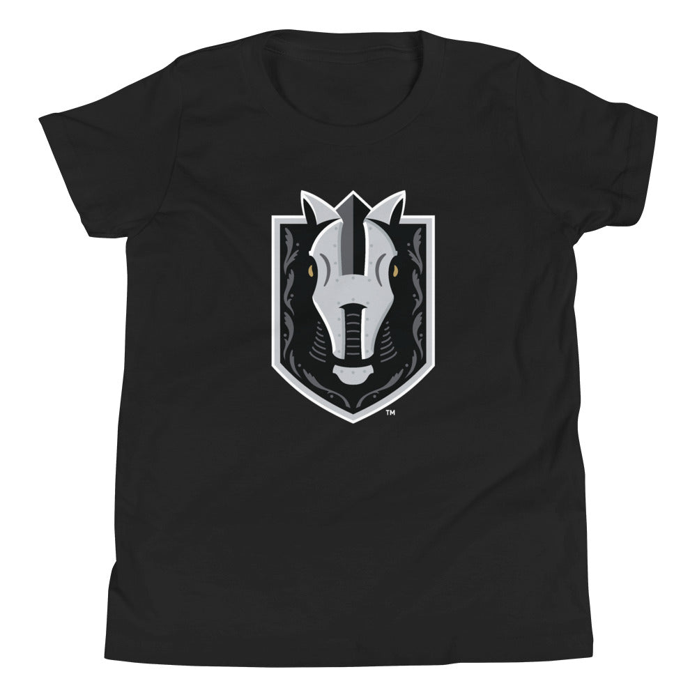 Henderson Silver Knights Youth Primary Logo Short Sleeve T-Shirt