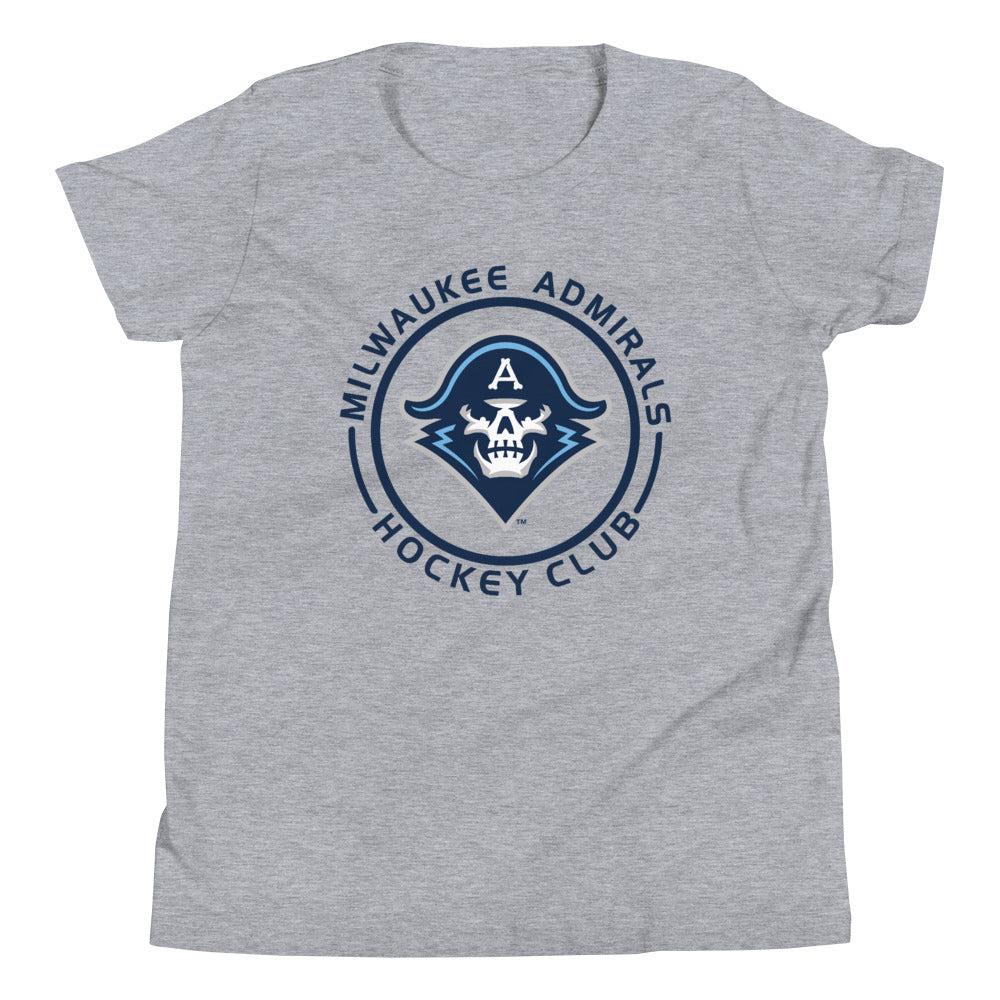 Milwaukee Admirals Youth Faceoff Short Sleeve T-Shirt