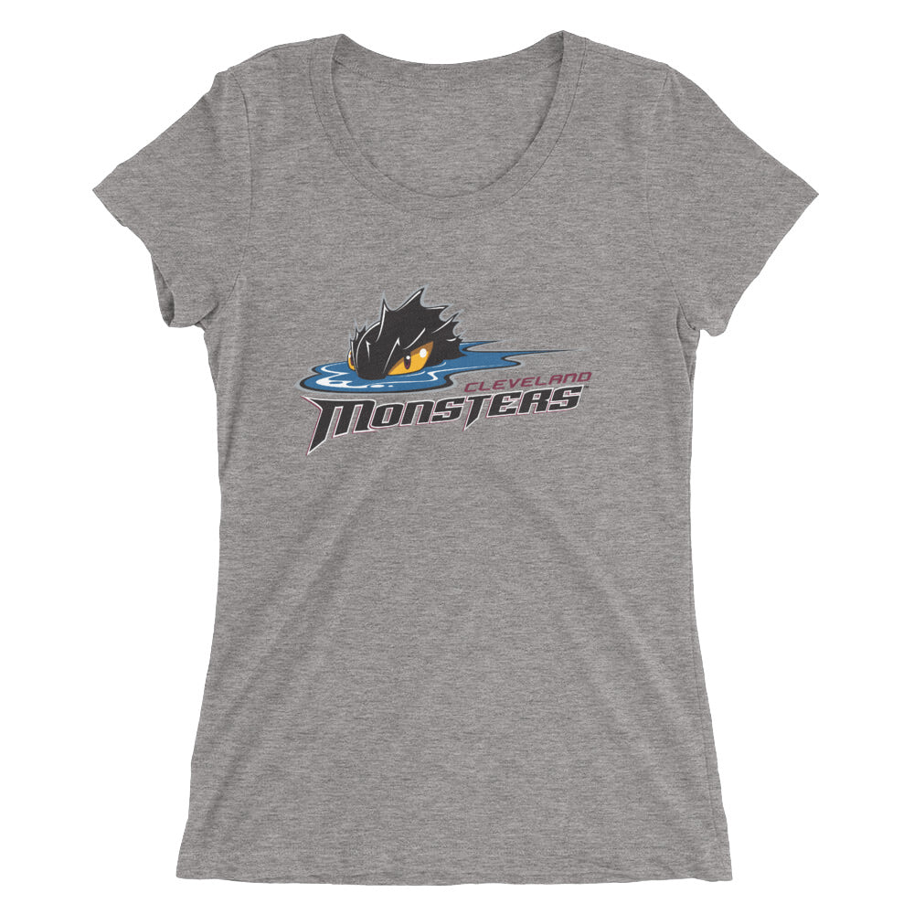 Cleveland Monsters Ladies' Primary Logo Short Sleeve T-shirt
