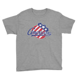 Rochester Americans Primary Logo Youth Short Sleeve T-Shirt
