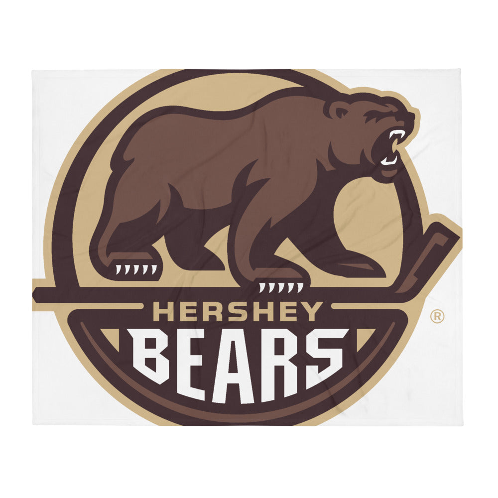Hershey Bears Primary Logo Throw Blanket