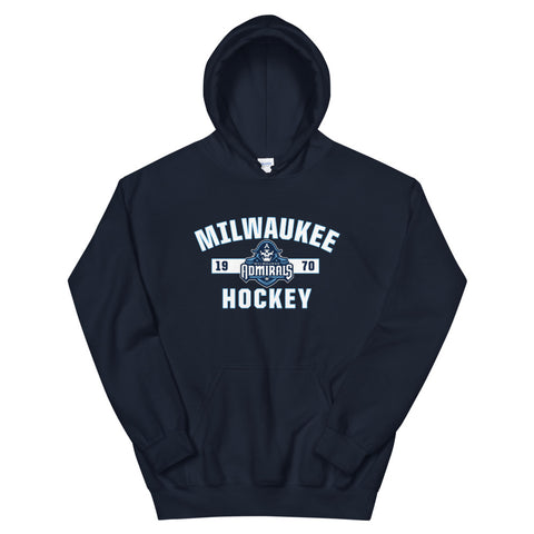 Milwaukee Admirals AHL blue alternate hockey jersey Reebok - Adult size S  Small