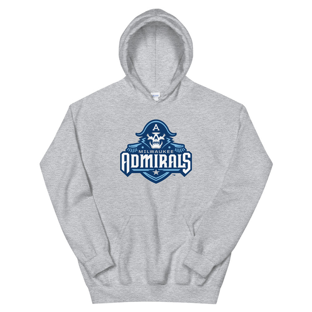 Milwaukee Admirals Adult Primary Logo Pullover Hoodie