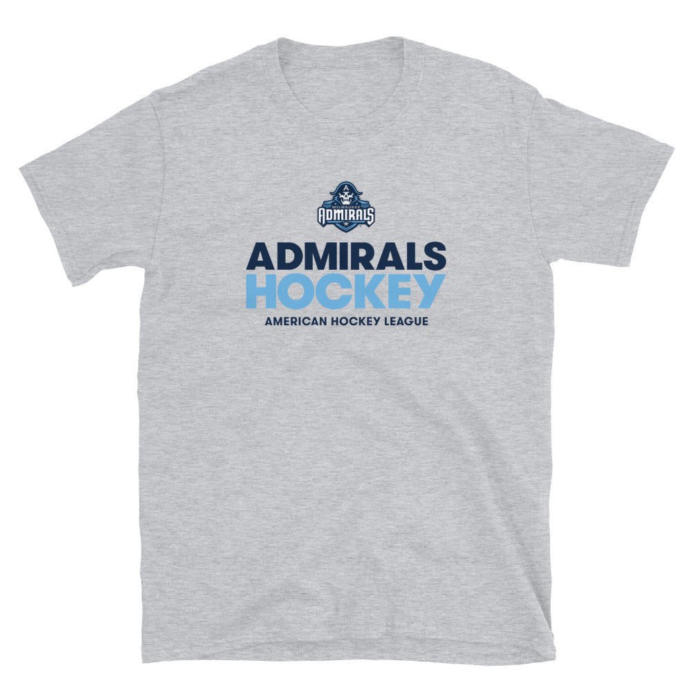 Milwaukee Admirals Hockey Adult Short-Sleeve T-Shirt