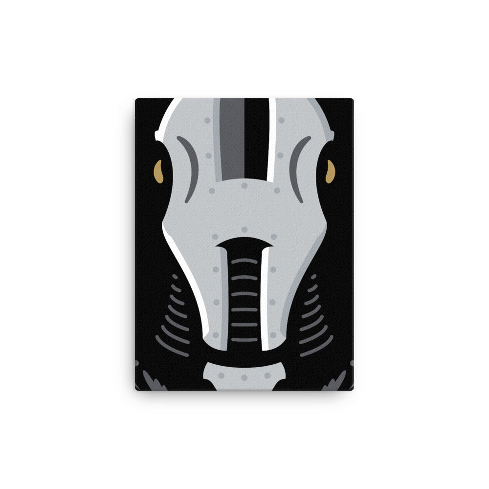 Henderson Silver Knights Primary Logo Canvas