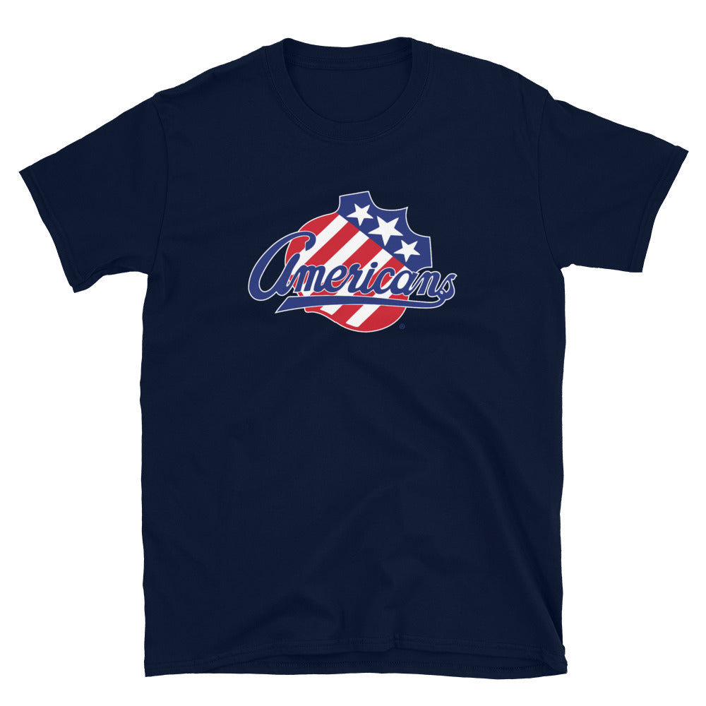 Rochester Americans Adult Primary Logo Short-Sleeve T-Shirt