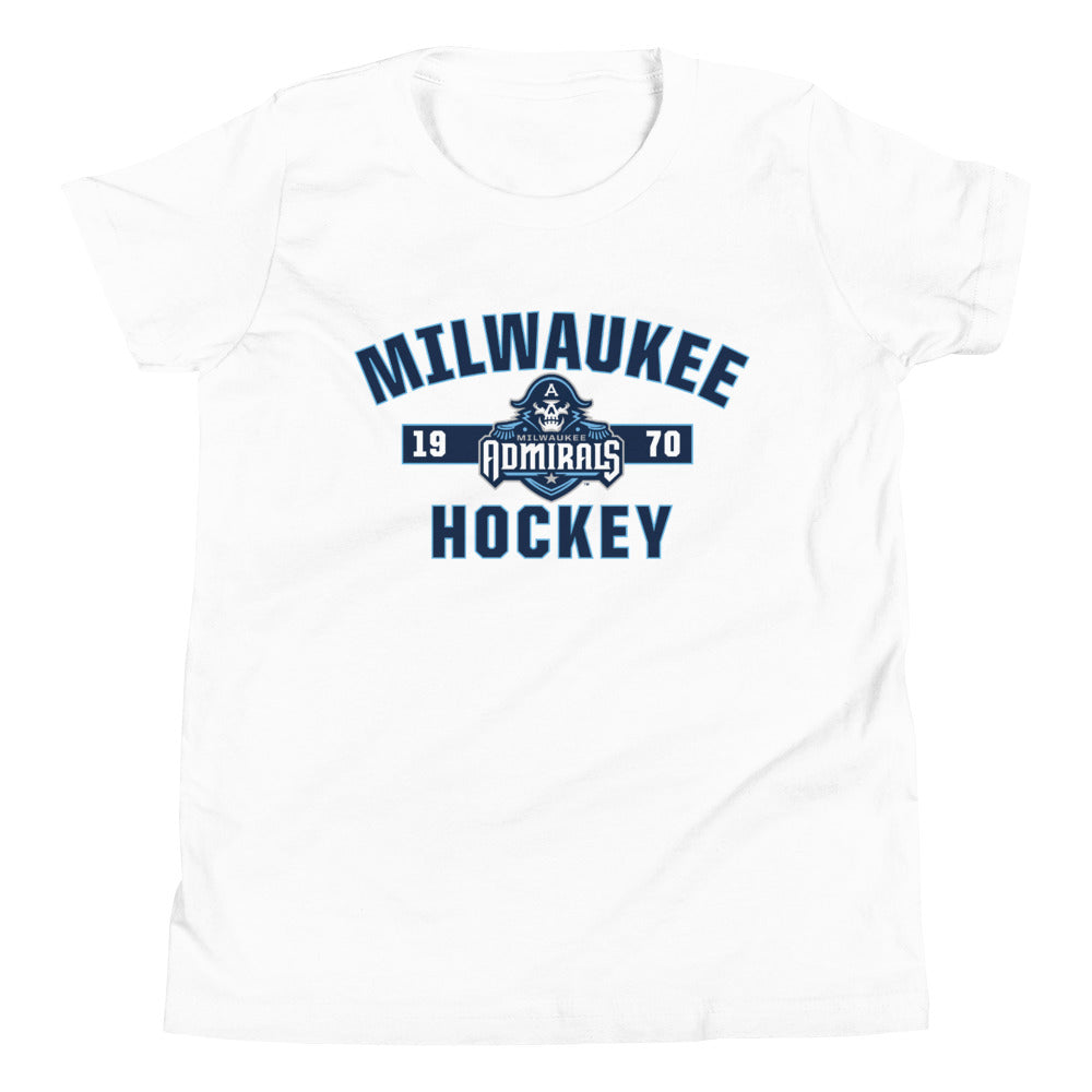 Milwaukee Admirals Youth Established Short Sleeve T-Shirt