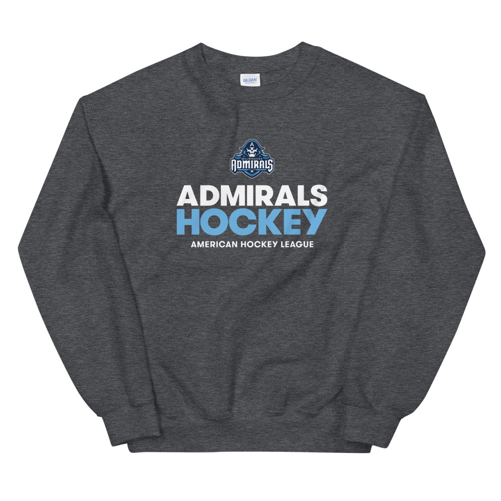 Milwaukee Admirals Hockey Adult Crewneck Sweatshirt – ahlstore.com