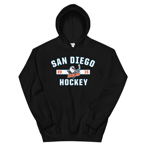 San Diego Gulls Mens AIS Retro Look Mesh Black Hockey Jersey Size Medium