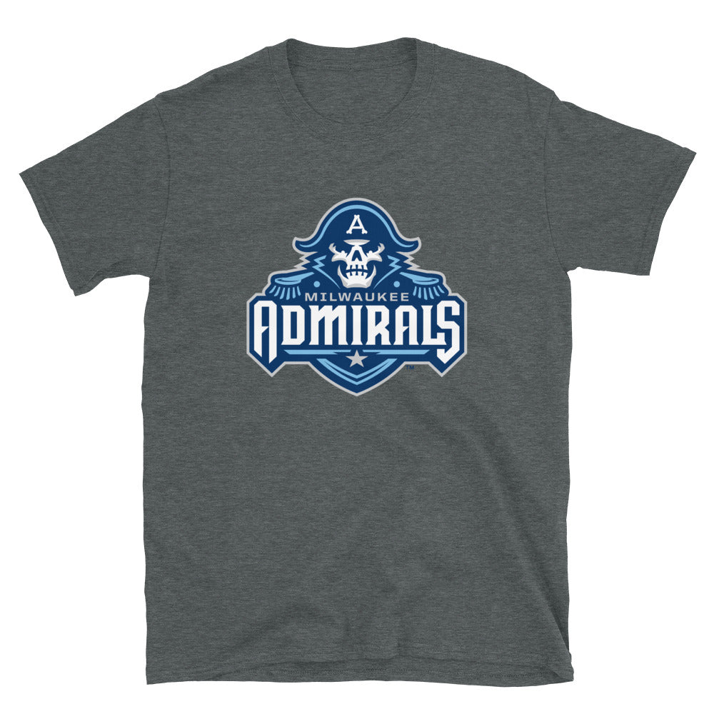 Milwaukee Admirals Adult Primary Logo Short-Sleeve T-Shirt