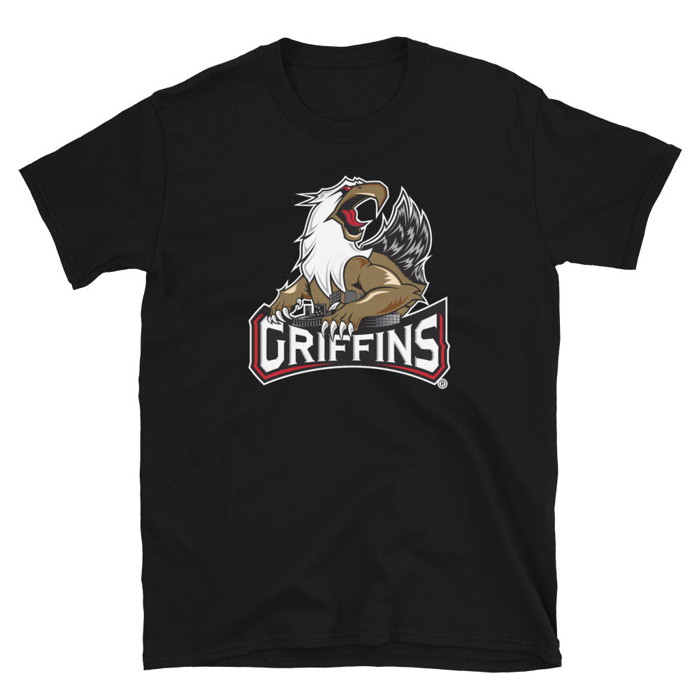 Grand Rapids Griffins Adult Primary Logo Short-Sleeve T-Shirt