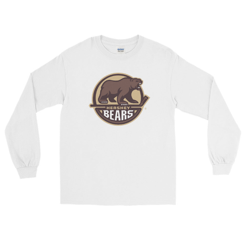 Hershey Bears Adult Primary Logo Long Sleeve Shirt