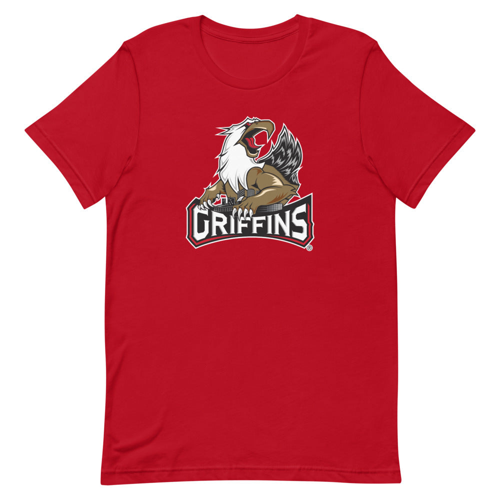 Grand Rapids Griffins Adult Primary Logo Premium Short-Sleeve T-Shirt