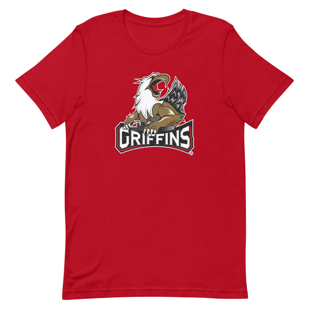 Grand Rapids Griffins Adult Primary Logo Premium Short-Sleeve T-Shirt