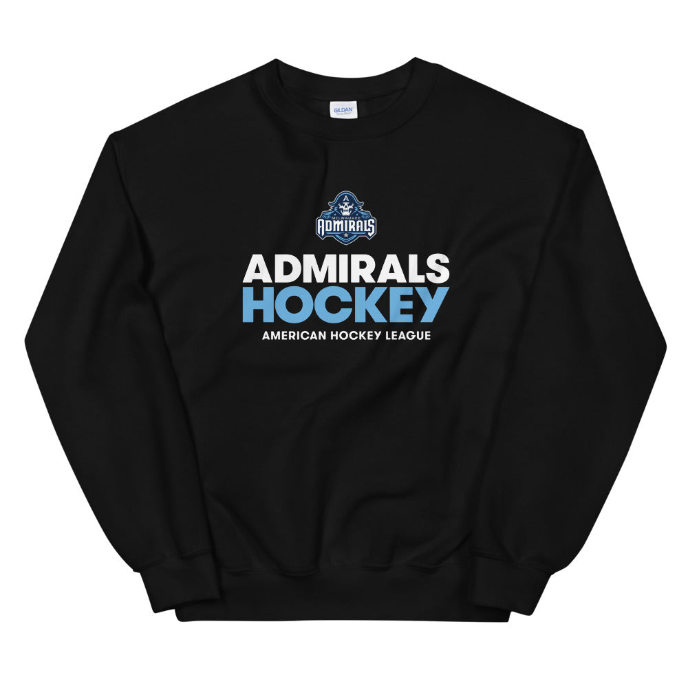 Milwaukee Admirals Hockey Adult Crewneck Sweatshirt