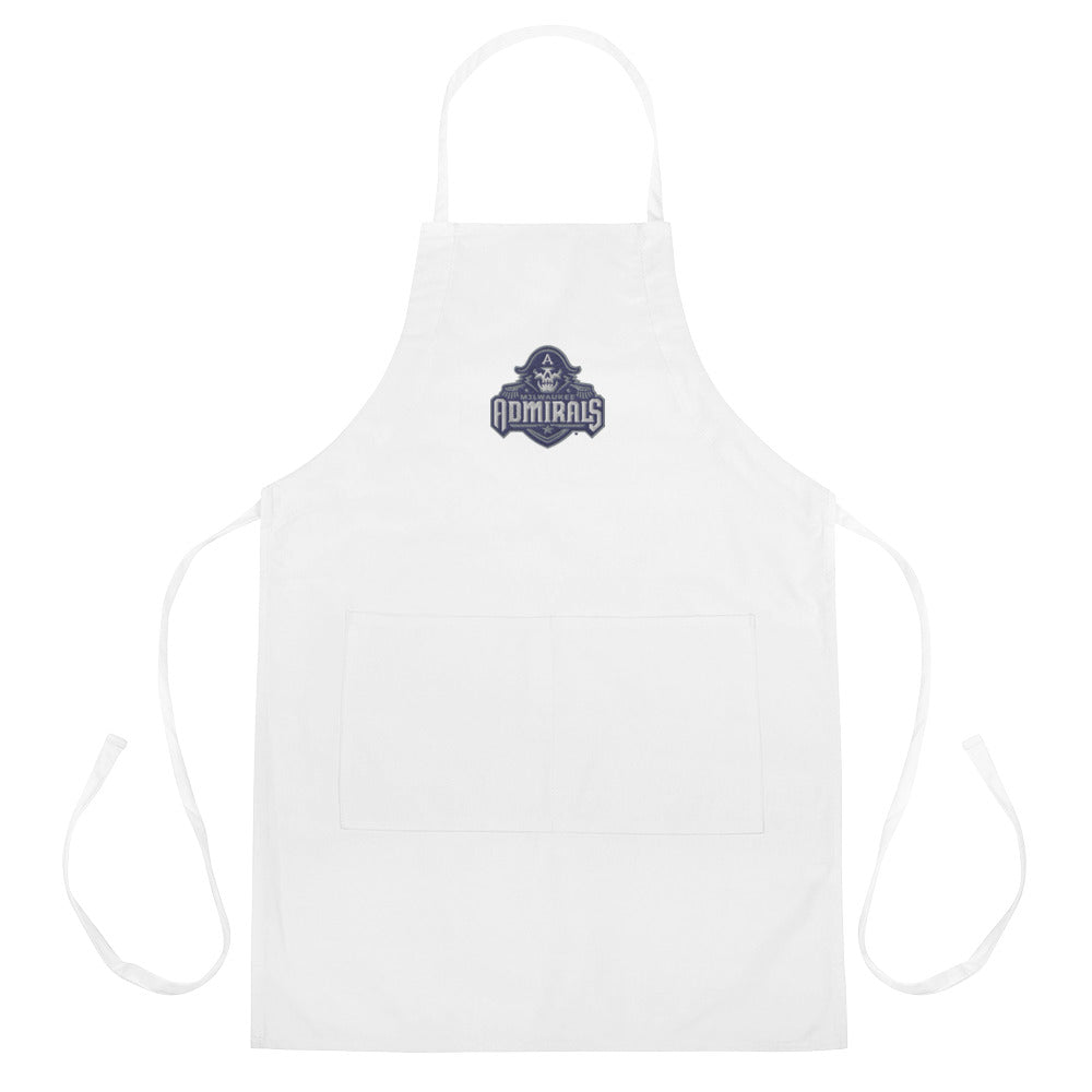 Milwaukee Admirals Primary Logo Embroidered Apron