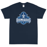 Milwaukee Admirals Adult Primary Logo Short Sleeve T-Shirt