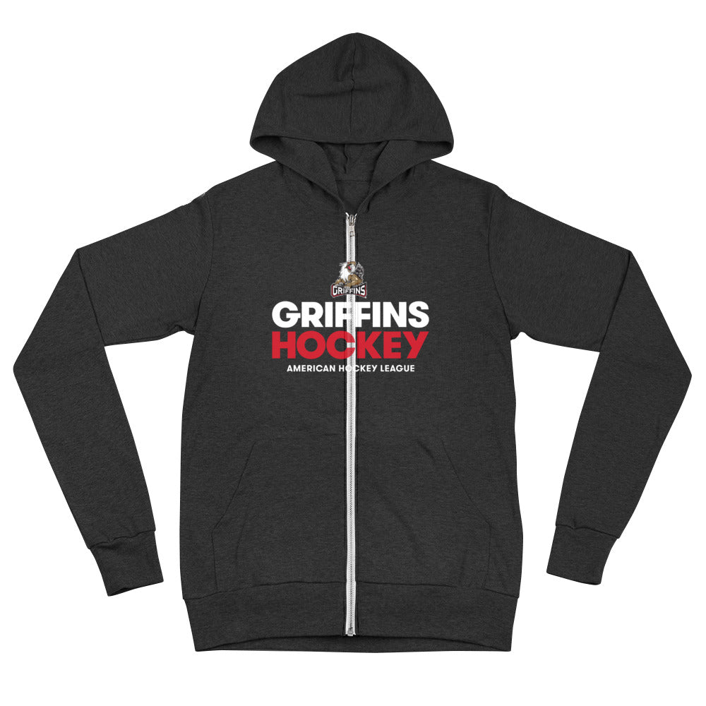 Grand Rapids Griffins Hockey Adult Full Zip Hoodie