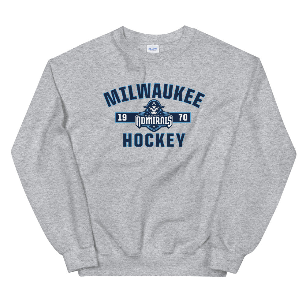 Milwaukee Admirals Adult Established Crewneck Sweatshirt