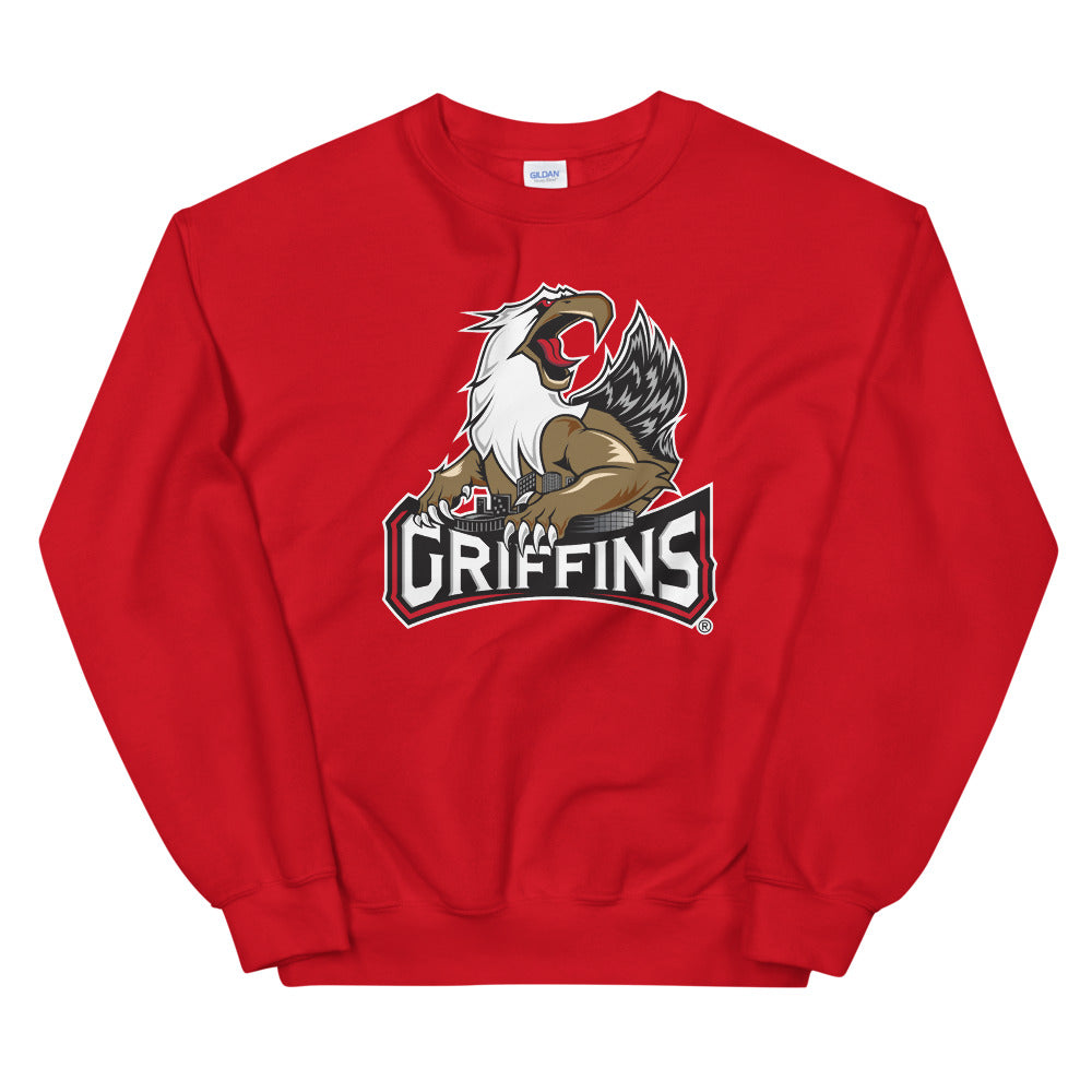 Grand Rapids Griffins Adult Primary Logo Crewneck Sweatshirt
