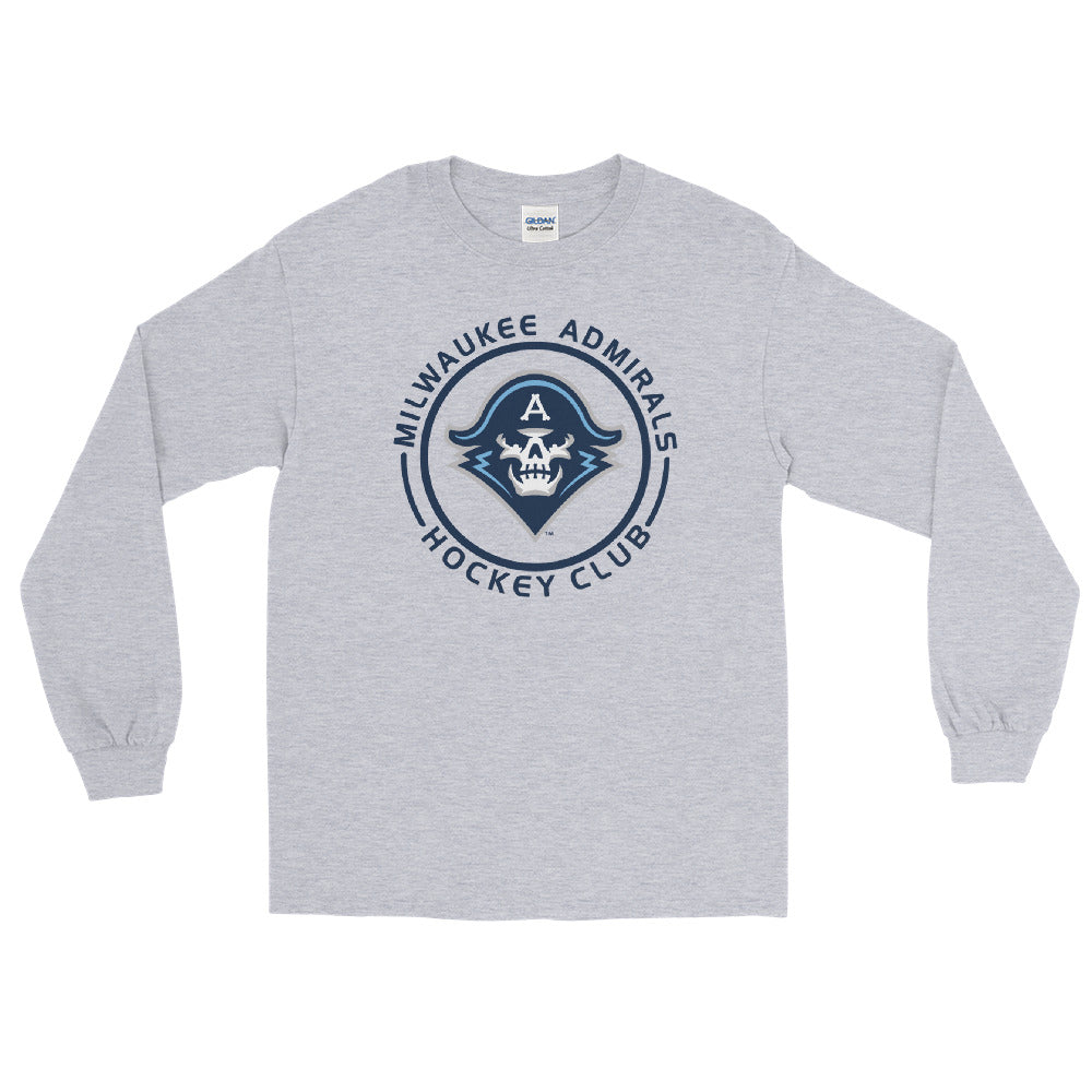 Milwaukee Admirals Adult Faceoff Long Sleeve Shirt