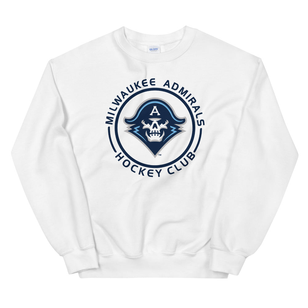 Milwaukee Admirals Adult Faceoff Crewneck Sweatshirt