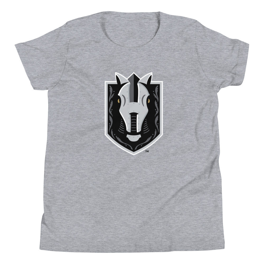 Henderson Silver Knights Youth Primary Logo Short Sleeve T-Shirt