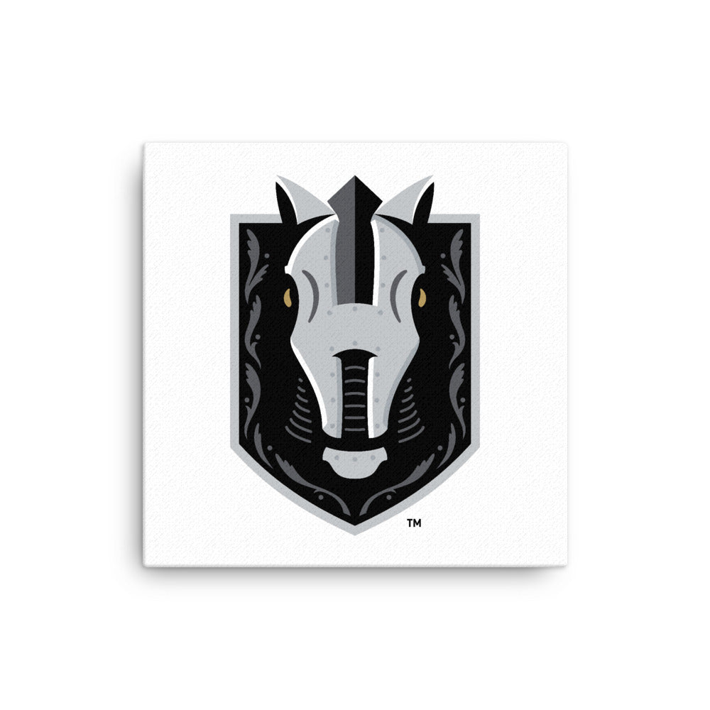 Henderson Silver Knights Primary Logo Canvas