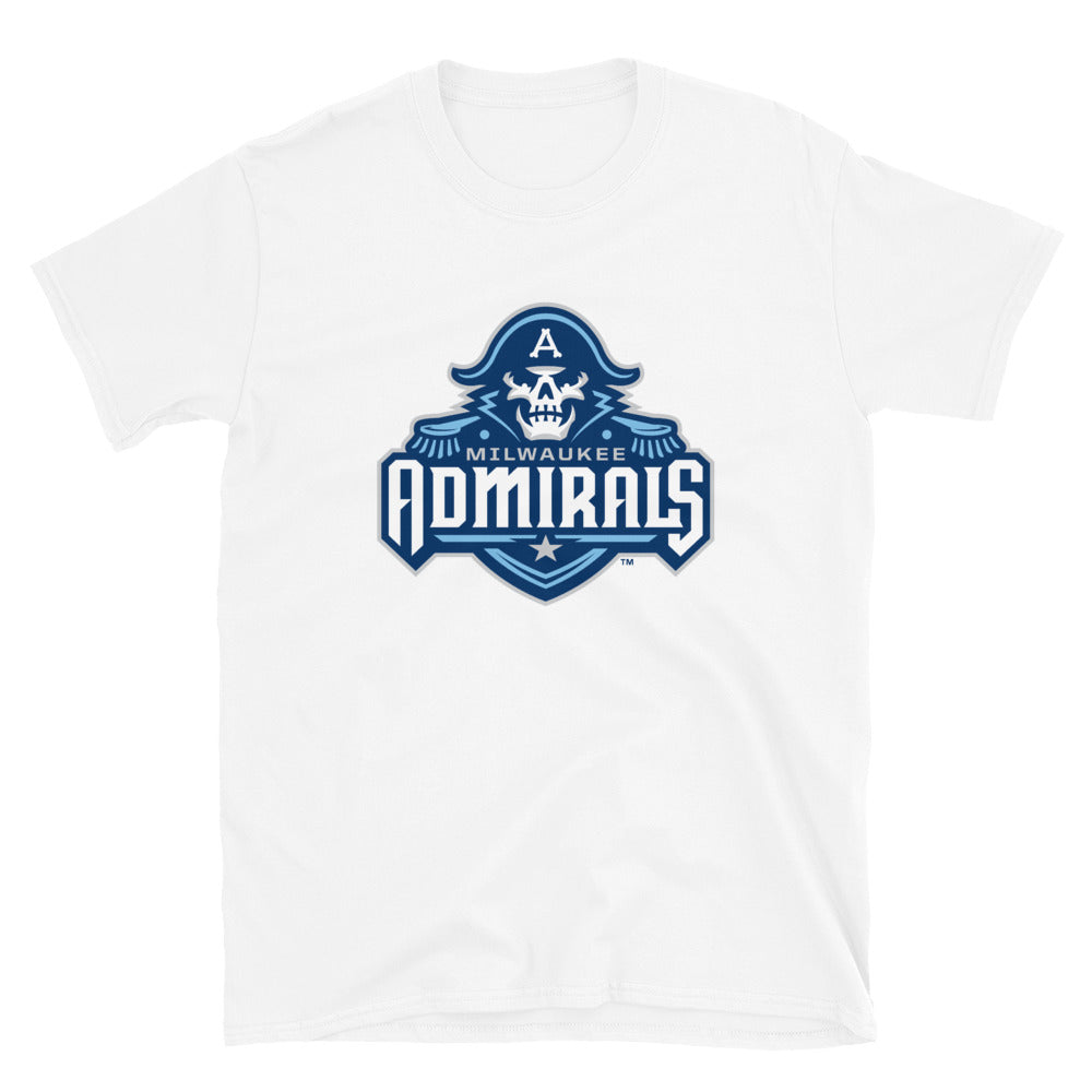 Milwaukee Admirals Adult Primary Logo Short-Sleeve T-Shirt